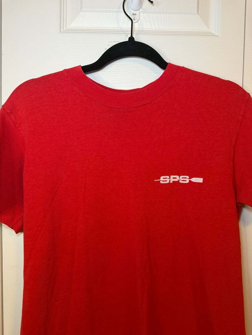 Vintage Hanes Beefy-T Red SPS Rowing Crew Graphic T-Shirt Medium